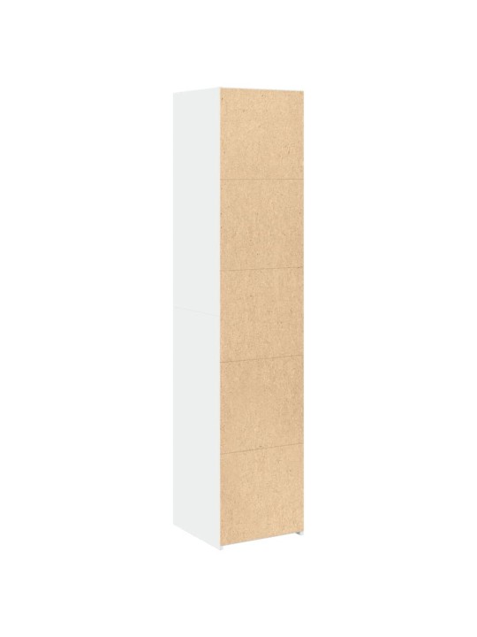 Skříň highboard bílá 40 x 41 x 185 cm kompozitní dřevo