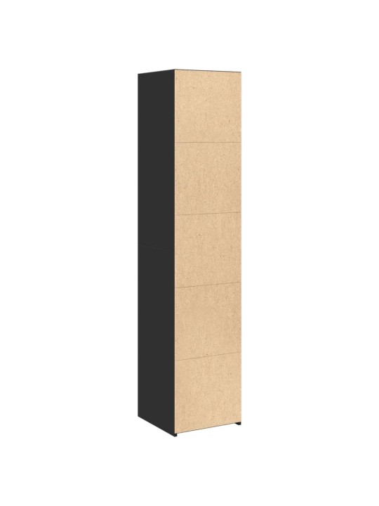 Skříň highboard černá 40 x 41 x 185 cm kompozitní dřevo