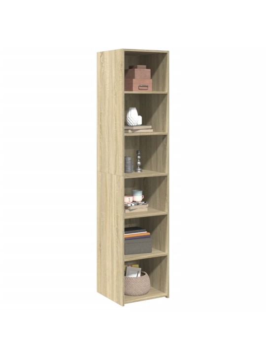 Skříň highboard dub sonoma 40 x 41 x 185 cm kompozitní dřevo