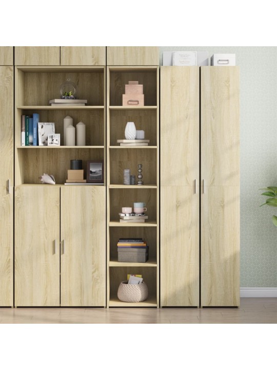 Skříň highboard dub sonoma 40 x 41 x 185 cm kompozitní dřevo