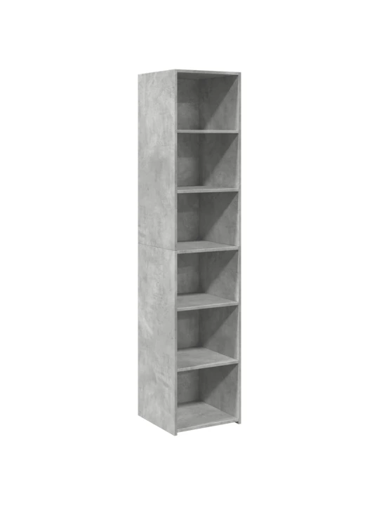 Skříň highboard betonově šedá 40 x 41 x 185 cm kompozitní dřevo