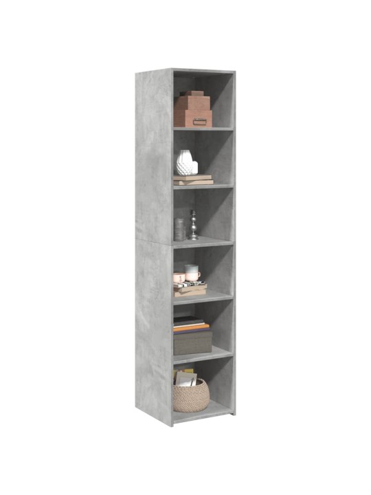 Skříň highboard betonově šedá 40 x 41 x 185 cm kompozitní dřevo