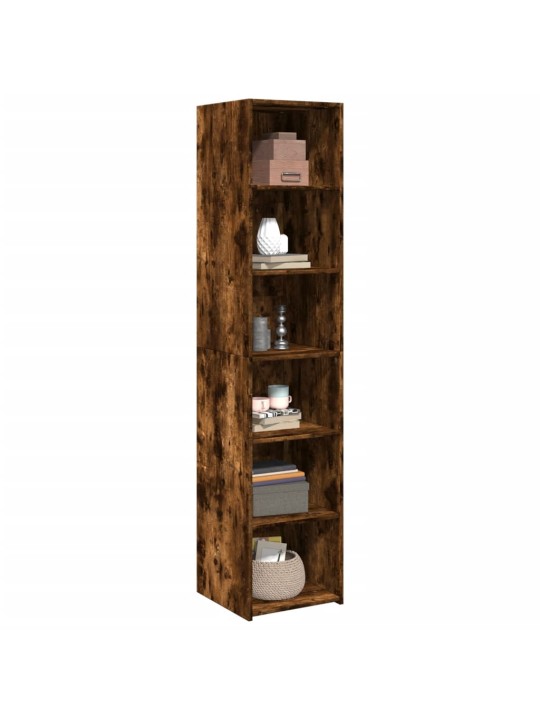Skříň highboard kouřový dub 40 x 41 x 185 cm kompozitní dřevo
