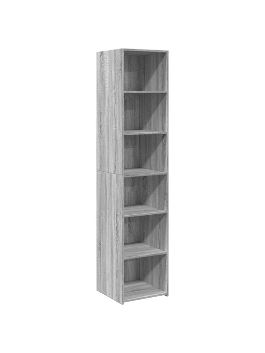 Skříň highboard šedá sonoma 40 x 41 x 185 cm kompozitní dřevo