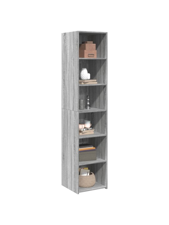 Skříň highboard šedá sonoma 40 x 41 x 185 cm kompozitní dřevo