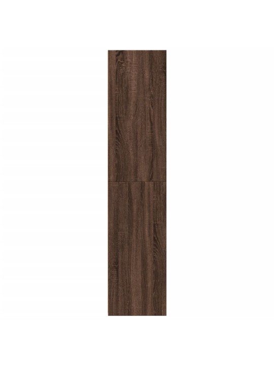 Skříň highboard hnědý dub 40 x 41 x 185 cm kompozitní dřevo