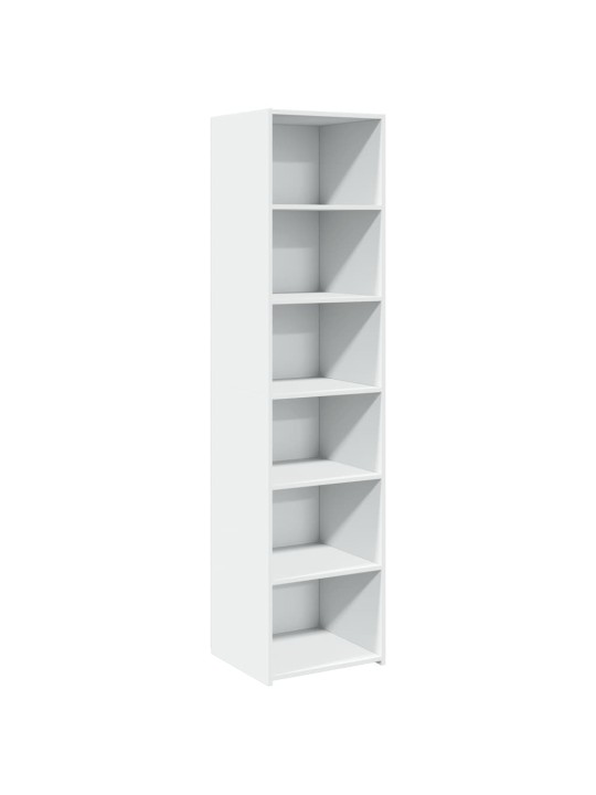 Skříň highboard bílá 45 x 41 x 185 cm kompozitní dřevo