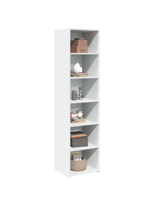 Skříň highboard bílá 45 x 41 x 185 cm kompozitní dřevo