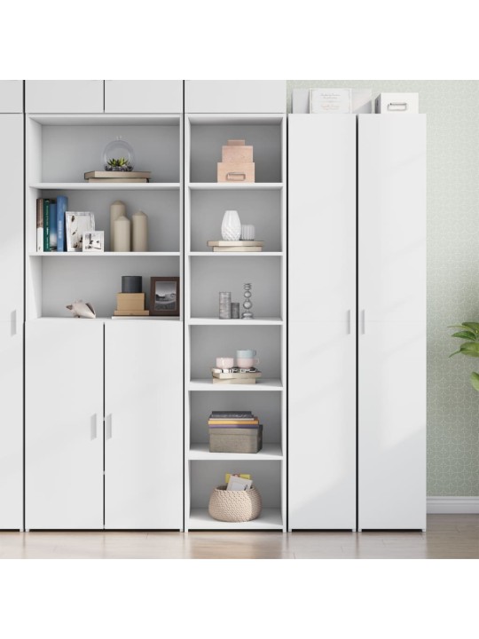 Skříň highboard bílá 45 x 41 x 185 cm kompozitní dřevo