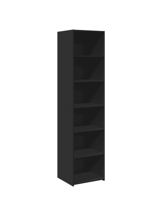 Skříň highboard černá 45 x 41 x 185 cm kompozitní dřevo