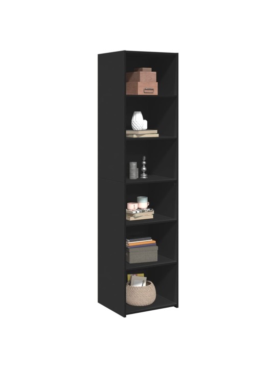 Skříň highboard černá 45 x 41 x 185 cm kompozitní dřevo