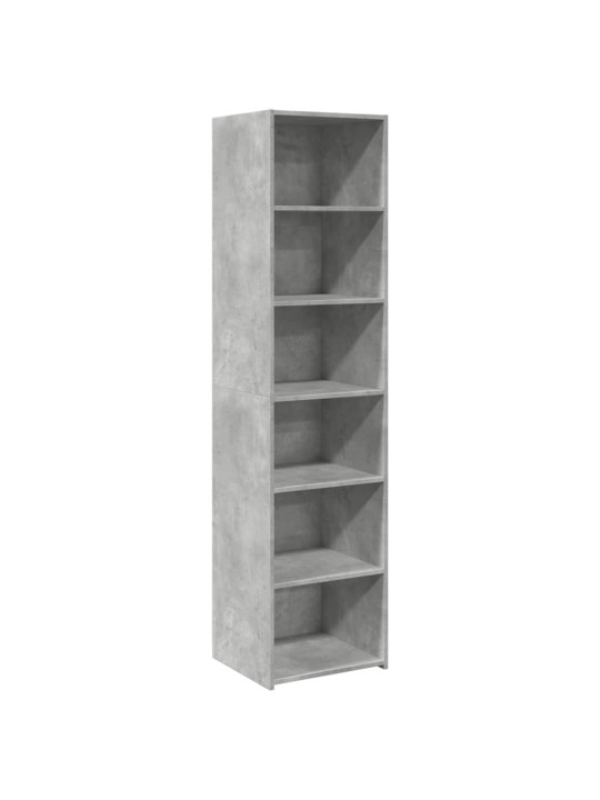 Skříň highboard betonově šedá 45 x 41 x 185 cm kompozitní dřevo