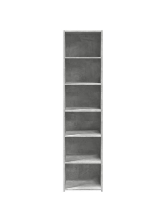 Skříň highboard betonově šedá 45 x 41 x 185 cm kompozitní dřevo