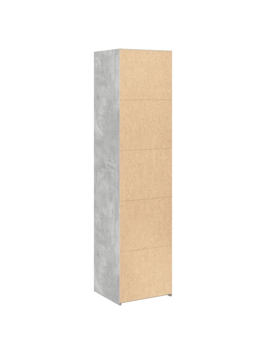 Skříň highboard betonově šedá 45 x 41 x 185 cm kompozitní dřevo