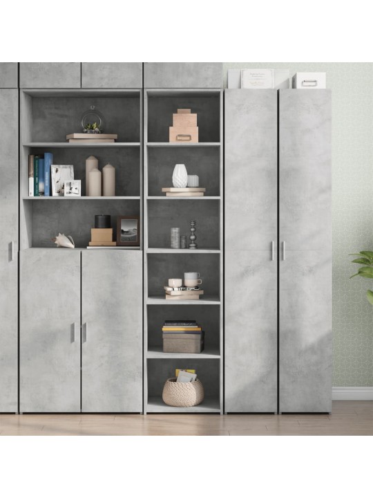 Skříň highboard betonově šedá 45 x 41 x 185 cm kompozitní dřevo