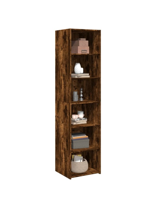Skříň highboard kouřový dub 45 x 41 x 185 cm kompozitní dřevo