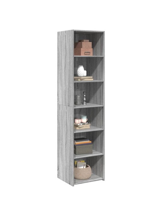 Skříň highboard šedá sonoma 45 x 41 x 185 cm kompozitní dřevo