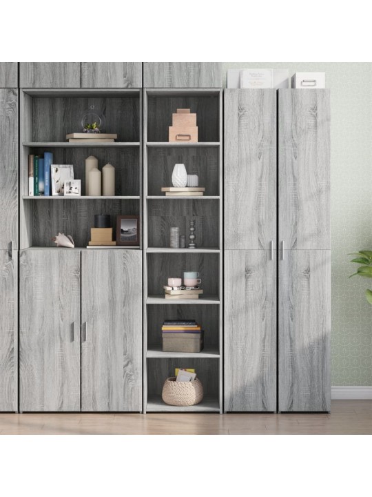 Skříň highboard šedá sonoma 45 x 41 x 185 cm kompozitní dřevo