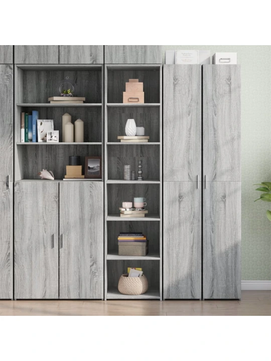 Skříň highboard šedá sonoma 45 x 41 x 185 cm kompozitní dřevo