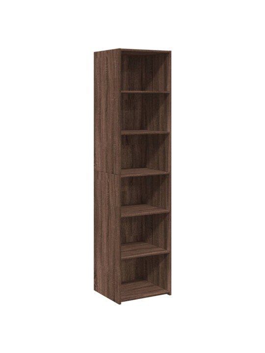Skříň highboard hnědý dub 45 x 41 x 185 cm kompozitní dřevo