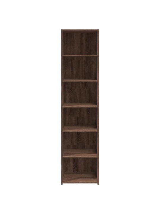 Skříň highboard hnědý dub 45 x 41 x 185 cm kompozitní dřevo