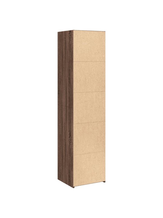 Skříň highboard hnědý dub 45 x 41 x 185 cm kompozitní dřevo