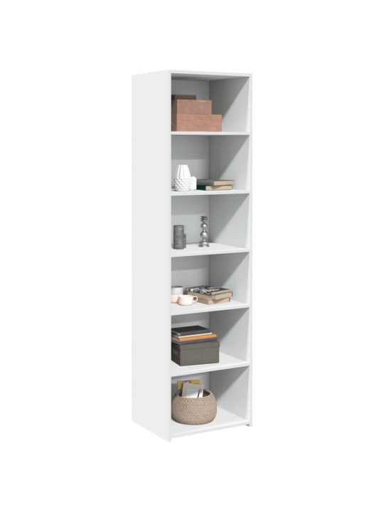 Skříň highboard bílá 50 x 41 x 185 cm kompozitní dřevo