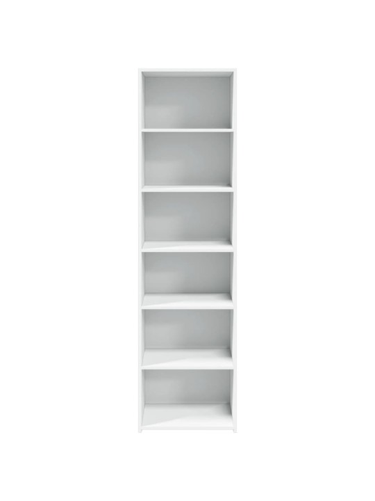 Skříň highboard bílá 50 x 41 x 185 cm kompozitní dřevo
