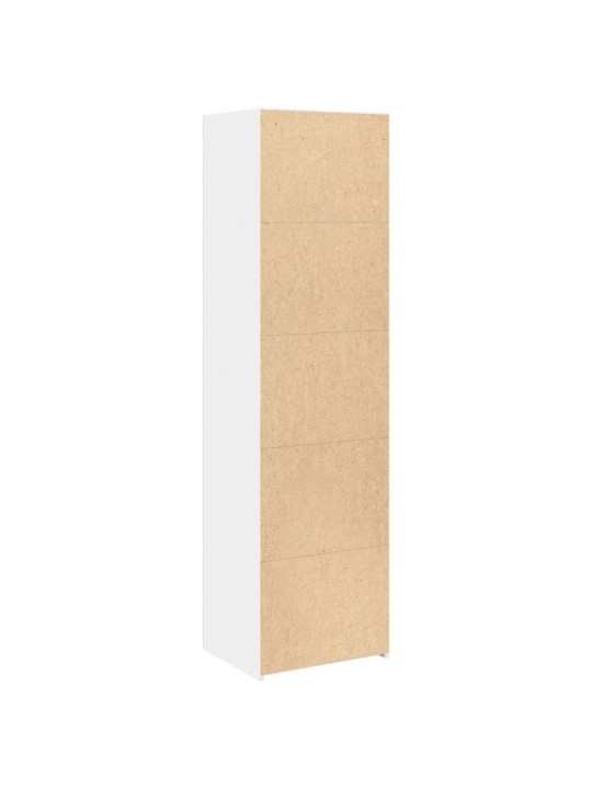 Skříň highboard bílá 50 x 41 x 185 cm kompozitní dřevo