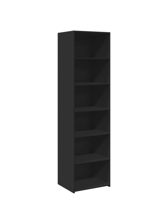 Skříň highboard černá 50 x 41 x 185 cm kompozitní dřevo