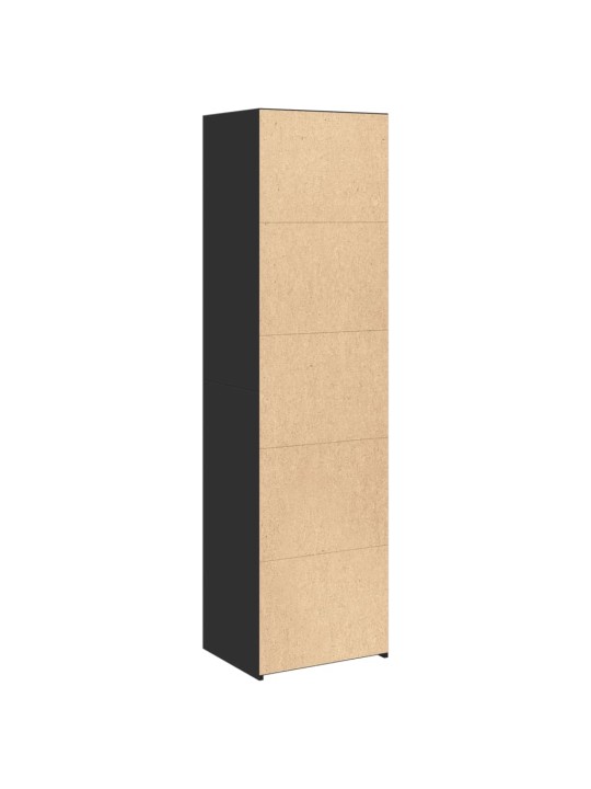 Skříň highboard černá 50 x 41 x 185 cm kompozitní dřevo