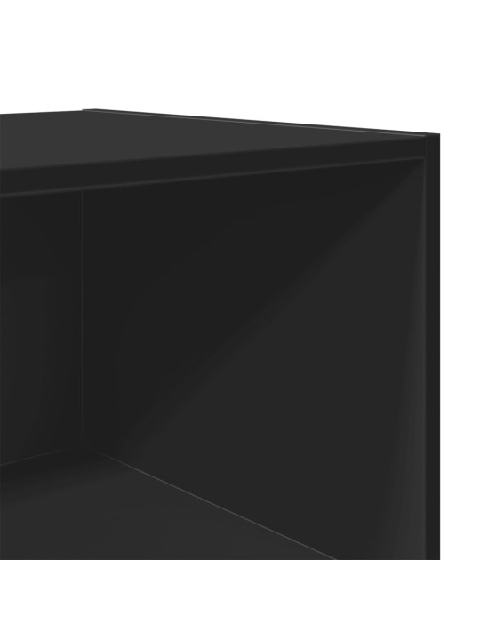 Skříň highboard černá 50 x 41 x 185 cm kompozitní dřevo