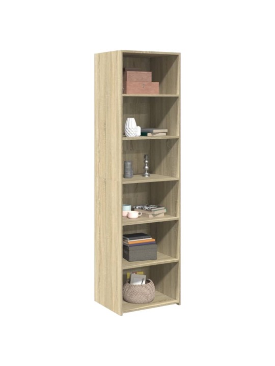 Skříň highboard dub sonoma 50 x 41 x 185 cm kompozitní dřevo