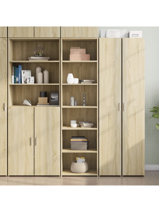 Skříň highboard dub sonoma 50 x 41 x 185 cm kompozitní dřevo