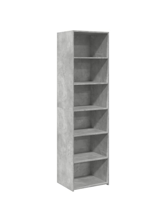 Skříň highboard betonově šedá 50 x 41 x 185 cm kompozitní dřevo