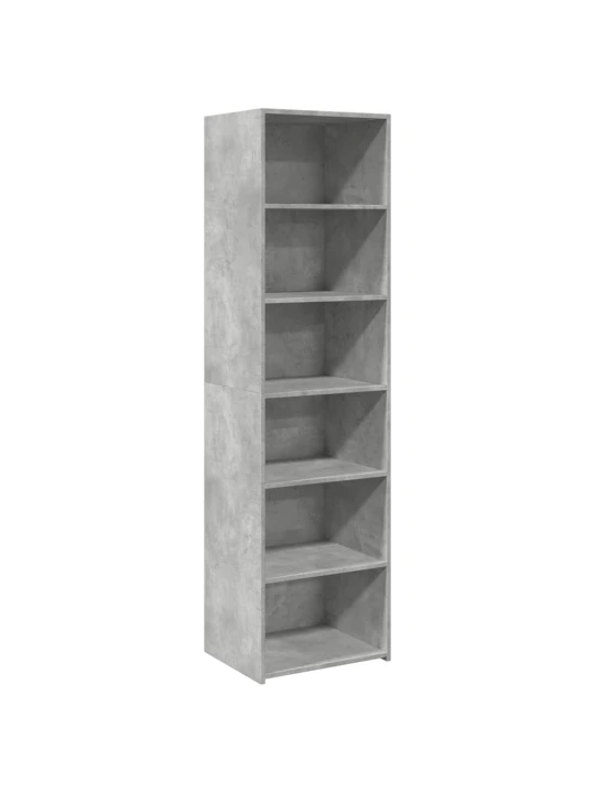 Skříň highboard betonově šedá 50 x 41 x 185 cm kompozitní dřevo