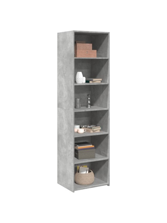 Skříň highboard betonově šedá 50 x 41 x 185 cm kompozitní dřevo