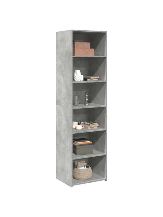 Skříň highboard betonově šedá 50 x 41 x 185 cm kompozitní dřevo