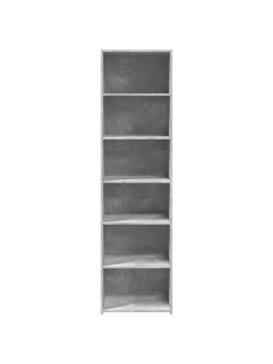 Skříň highboard betonově šedá 50 x 41 x 185 cm kompozitní dřevo