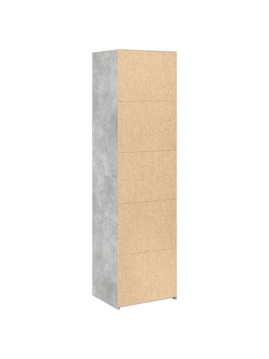 Skříň highboard betonově šedá 50 x 41 x 185 cm kompozitní dřevo