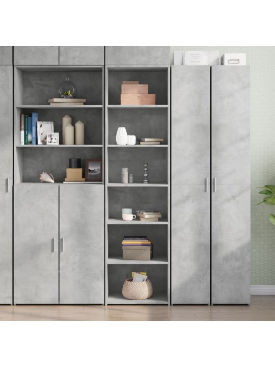 Skříň highboard betonově šedá 50 x 41 x 185 cm kompozitní dřevo