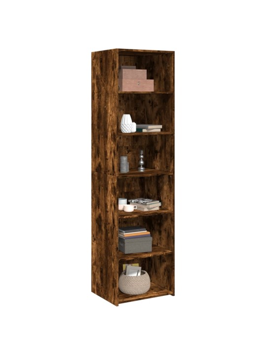 Skříň highboard kouřový dub 50 x 41 x 185 cm kompozitní dřevo