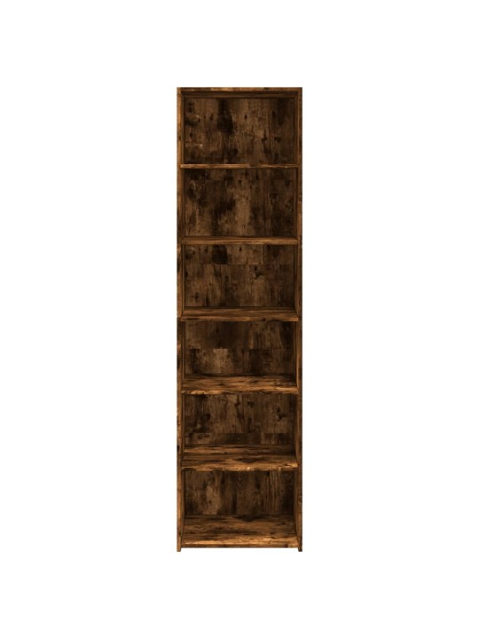 Skříň highboard kouřový dub 50 x 41 x 185 cm kompozitní dřevo