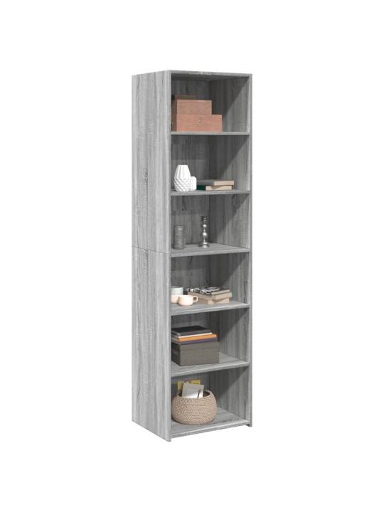 Skříň highboard šedá sonoma 50 x 41 x 185 cm kompozitní dřevo