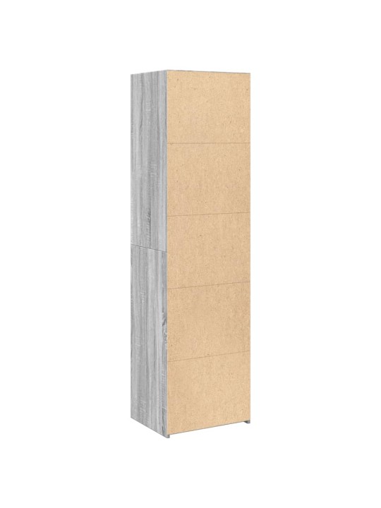 Skříň highboard šedá sonoma 50 x 41 x 185 cm kompozitní dřevo