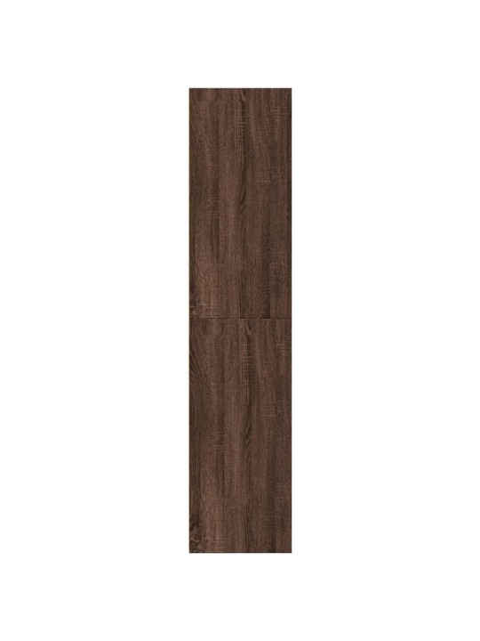 Skříň highboard hnědý dub 50 x 41 x 185 cm kompozitní dřevo