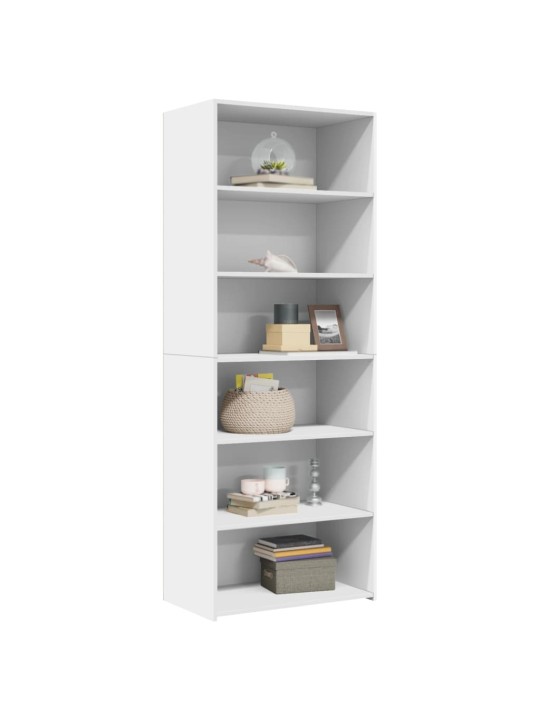 Skříň highboard bílá 70 x 41 x 185 cm kompozitní dřevo