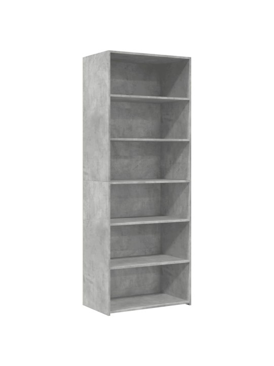 Skříň highboard betonově šedá 70 x 41 x 185 cm kompozitní dřevo
