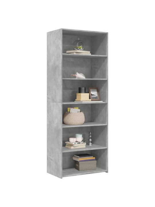 Skříň highboard betonově šedá 70 x 41 x 185 cm kompozitní dřevo