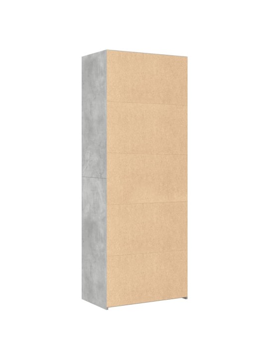 Skříň highboard betonově šedá 70 x 41 x 185 cm kompozitní dřevo